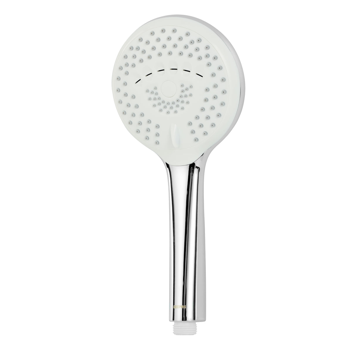 Geepas Curve Hand Shower- GSW61117| 12CM Diameter, 5 Functions, Easy-to-use Dial to change the functions| High-Quality Material,  Chrome Plated| | 3-Year Warranty