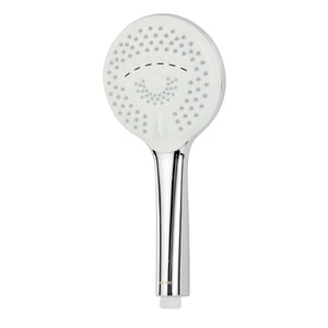 Geepas Curve Hand Shower- GSW61117| 12CM Diameter, 5 Functions, Easy-to-use Dial to change the functions| High-Quality Material,  Chrome Plated| | 3-Year Warranty
