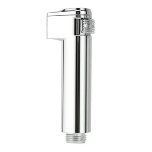 Geepas Juno Shattaf Set- GSW61127| Soft Spray Non-Stop Water Jet with Easy Switch On| High-Quality ABS Material, G1/2" Thread| 60-Degrees Celsius| For Bathroom Use|Silver