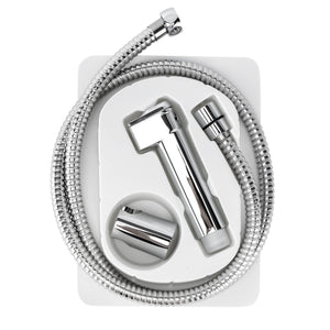 Geepas Juno Shattaf Set- GSW61127| Soft Spray Non-Stop Water Jet with Easy Switch On| High-Quality ABS Material, G1/2" Thread| 60-Degrees Celsius| For Bathroom Use|Silver