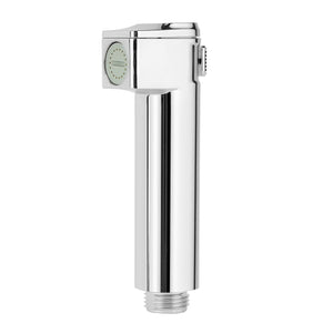 Geepas Juno Shattaf Set- GSW61127| Soft Spray Non-Stop Water Jet with Easy Switch On| High-Quality ABS Material, G1/2" Thread| 60-Degrees Celsius| For Bathroom Use|Silver