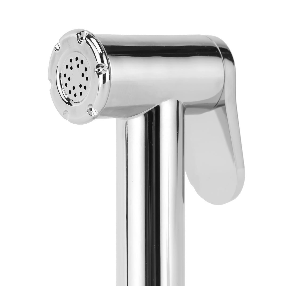 Geepas Cleo Shattaf Set GSW61129 | Soft Spray Non-Stop Water Jet with Easy Switch | Made of High-Quality ABS, G1/2" Thread | Suitable for 60°C Water | Silver