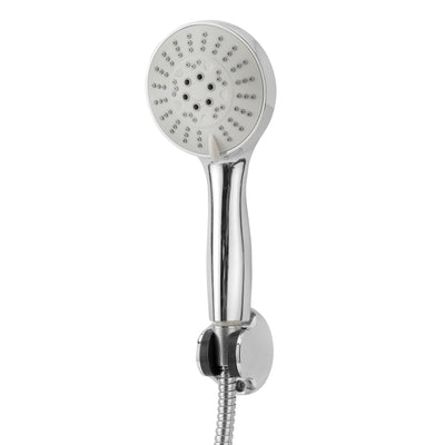 Geepas GSW61164 Single Lever Bath Shower Mixer | Solid Brass, Chrome Finish, Wall-Mounted, Metal Lever Handle, Ceramic Cartridge, Leak-Proof, 5-Year Warranty