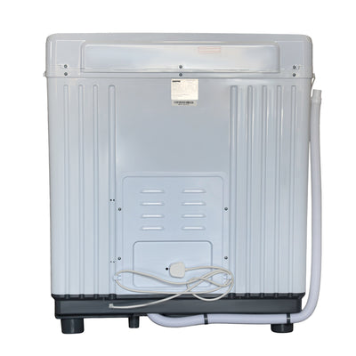 Geepas GSWM18043 Twin Tub Washing Machine | 12kg Wash Capacity with Big Pulsator |  Air Dry Function | Magic Filter |  Double Layer Body and IPX4 Water Protection
