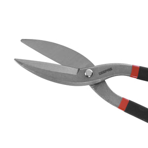 Geepas GT59044 10-Inch Tin Snip (250mm) |  Drop-Forged Steel Metal Cutting Shears |  Heavy-duty drop-forged steel | Precision ground cutting blades | Large handle loops