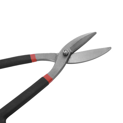 Geepas GT59044 10-Inch Tin Snip (250mm) |  Drop-Forged Steel Metal Cutting Shears |  Heavy-duty drop-forged steel | Precision ground cutting blades | Large handle loops