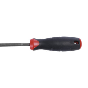 Geepas GT59059 8 Inch Round File | High Quality Steel File with Soft Grip Handle | High-quality steel blade | Round file design | Wear-resistant construction |Lightweight