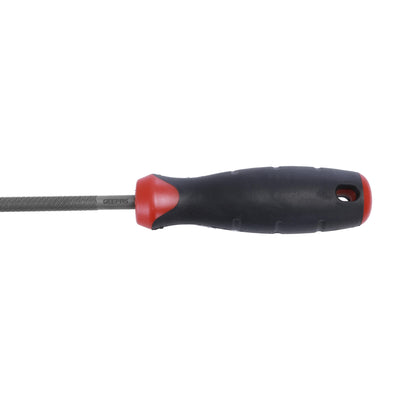 Geepas GT59059 8 Inch Round File | High Quality Steel File with Soft Grip Handle | High-quality steel blade | Round file design | Wear-resistant construction |Lightweight