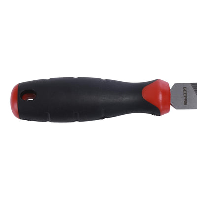 Geepas GT59060 Half Round File 8 Inch |  High Quality Steel Blade with Soft Grip Handle | Half-round profile |Ergonomic soft-grip handle | Durable construction