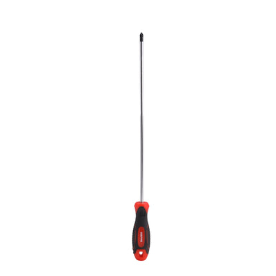 Geepas Professional Screwdriver (6.5*250mm) | General Purpose Soft-Grip Screwdriver with Bicoloured Chrome Plated