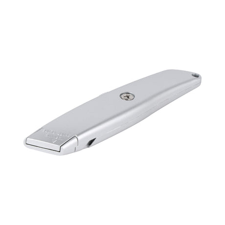 Geepas GT59233 19mm Utility Knife | Heavy-Duty Retractable Cutter with Sharp Snap-Off Blade | Durable Metal Body | Precision Cutting Tool for DIY, Home & Workshop Use