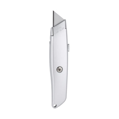 Geepas GT59233 19mm Utility Knife | Heavy-Duty Retractable Cutter with Sharp Snap-Off Blade | Durable Metal Body | Precision Cutting Tool for DIY, Home & Workshop Use