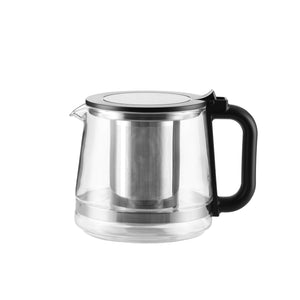 Geepas GTM38082 3-In-1 Digital Tea Maker | Smart Touch Control |  Borosilicate Glass Kettle |  Teapot & Coffee Pot |  Adjustable Temperature & Overheat Protection
