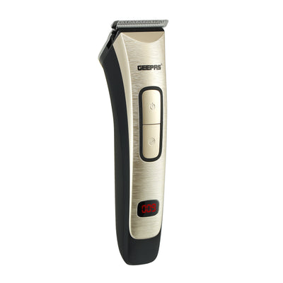 Geepas GTR1383N Rechargeable Hair Clipper | Precision Steel Blade| Fast Charging| Cordless Design| USB Charging Support | High-Performance Battery | 2-Year Warranty
