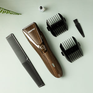 Geepas GTR31N Rechargeable Hair Clipper | Stainless Steel Blade| 600mAh Rechargeable Battery| Cordless Operation| Precision Cutting| Easy Maintenance| 2-Year Warranty