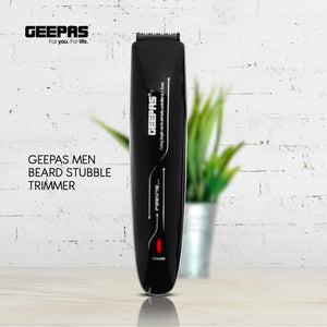 Geepas GTR56020UK Men’s Trimmer | Sharp Alloy Blade | 9-Level Adjustable Comb| Smooth Trimming| Scratch-Resistant PMMA Panel | 600mAh Battery| 45-Minute Runtime