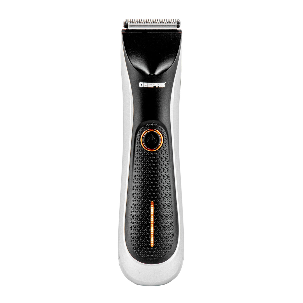 Geepas GTR56024 Pro Shield 1.0 Trimmer | Waterproof Cordless Hair & Beard Trimmer with Dual Turbo Speed| 60min Runtime| LED Light| USB Charging & Stainless Steel Blades