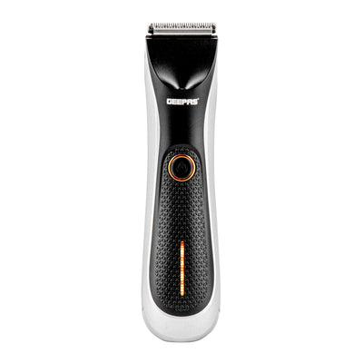 Geepas GTR56024 Pro Shield 1.0 Trimmer | Waterproof Cordless Hair & Beard Trimmer with Dual Turbo Speed| 60min Runtime| LED Light| USB Charging & Stainless Steel Blades