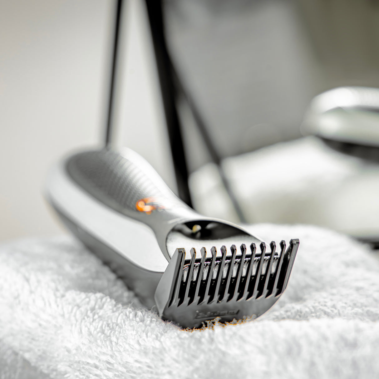 Geepas GTR56024 Pro Shield 1.0 Trimmer | Waterproof Cordless Hair & Beard Trimmer with Dual Turbo Speed| 60min Runtime| LED Light| USB Charging & Stainless Steel Blades