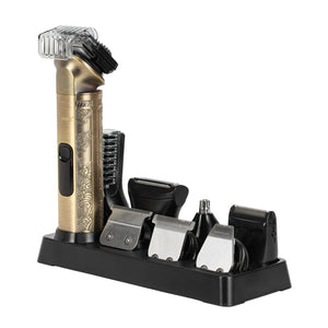 Geepas GTR56026 18-in-1 Rechargeable Digital Grooming Kit | 3 Hours Runtime| Washable Blades|  Powerful Motor|  LED Display|   Hair & Beard Trimmer| 2 Years Warranty