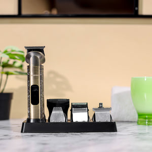 Geepas GTR56026 18-in-1 Rechargeable Digital Grooming Kit | 3 Hours Runtime| Washable Blades|  Powerful Motor|  LED Display|   Hair & Beard Trimmer| 2 Years Warranty