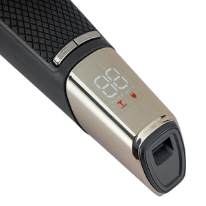 Geepas GTR56032 Digital Hair Clipper with LED Display | Titanium Coated Blades | USB Type-C Charging| Waterproof Ergonomic Body| 4 Hour Runtime| Easy Clean Design