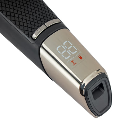 Geepas GTR56032 Digital Hair Clipper with LED Display | Titanium Coated Blades | USB Type-C Charging| Waterproof Ergonomic Body| 4 Hour Runtime| Easy Clean Design