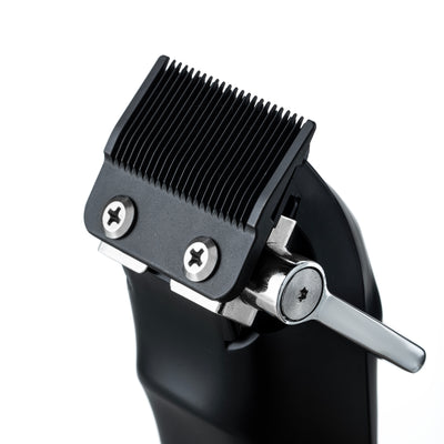 Geepas GTR56034UK Professional Digital Hair Clipper | 2000mAh Battery | 9000 RPM | DLC Blade | 3 Speeds | 4 Guide Combs | Long Battery Runtime | Durable Metal Housing