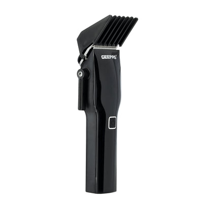 Geepas GTR56046 Digital Professional Hair Clipper | 4 Hours Runtime | 2000mAh Li-ion Battery| LED Display | Stainless Steel Blades|  2 Speed Control | 2 Years Warranty