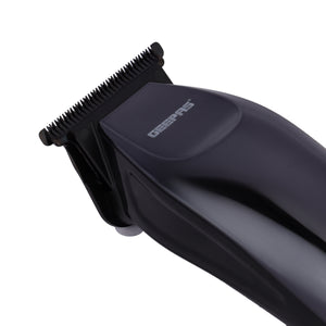 Geepas GTR56047 Digital Rechargeable Trimmer | LED Display | Type-C Charging | titanium-coated stainless steel blades | LED digital display | 4 guide comb attachments