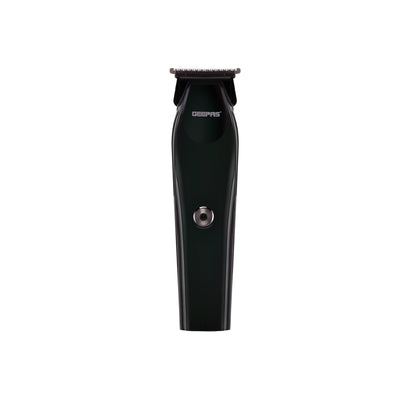 Geepas GTR56047 Digital Rechargeable Trimmer | LED Display | Type-C Charging | titanium-coated stainless steel blades | LED digital display | 4 guide comb attachments