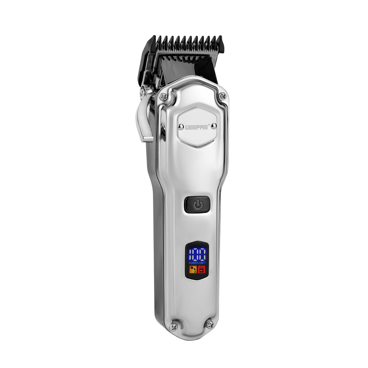 Geepas GTR57510 Cordless Rechargeable Hair & Beard Trimmer | IPX7 Waterproof |Precision Stainless Steel Blades | Adjustable Comb| Long Battery Life | 2 Years Warranty