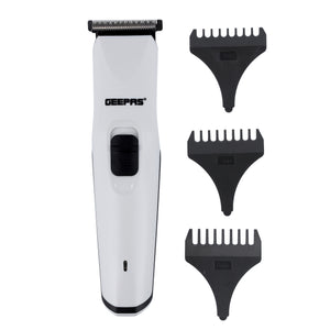 Geepas GTR8126N Rechargeable Trimmer | Precision Steel Blades | Cordless Grooming | 40-Minute Runtime | Built-in Battery | 6–8Hr Charging | High Cutting Performance