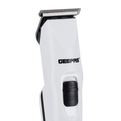 Geepas GTR8126N Rechargeable Trimmer | Precision Steel Blades | Cordless Grooming | 40-Minute Runtime | Built-in Battery | 6–8Hr Charging | High Cutting Performance