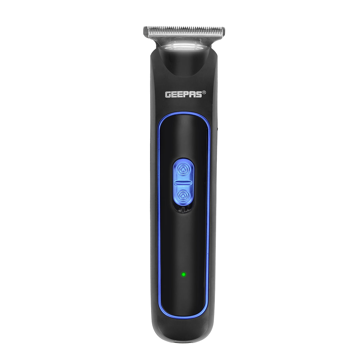 Geepas GTR8676 Rechargeable Beard Trimmer 3W -  Grooming Kit with Comfortable Grip, Stainless Steel Precision Cutting Blade, Cordless Operation, LED Charge Indication