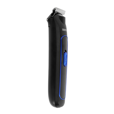 Geepas GTR8676 Rechargeable Beard Trimmer 3W -  Grooming Kit with Comfortable Grip, Stainless Steel Precision Cutting Blade, Cordless Operation, LED Charge Indication