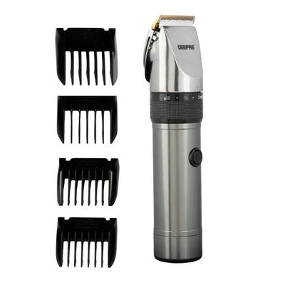 Geepas GTR8711 Rechargeable Professional Hair Clipper | 2000mAh Lithium Battery| 4H Working Time| Fast Charging | Indicator Light| Ergonomic Design | Durable ABS Body