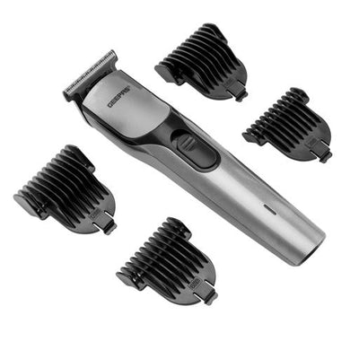 Geepas GTR8712 Rechargeable Trimmer | 90-Min Runtime| Built-in 500mAh Lithium Battery|  3–12mm Combs| USB Charging | Cleaning Brush & Oil Bottle | 2-Year Warranty
