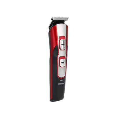Geepas GTR8724 11-in-1 Rechargeable Grooming Kit | Stainless Steel Blades| 600mAh Lithium Battery| 3-Hour Continuous Runtime| Multiple Attachments| 2-Year Warranty