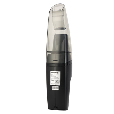 Geepas GVC19015UK Wet & Dry Handheld Vacuum Cleaner | 11.1V Lithium Battery | 3.5kPa Suction | Up to 25–30 minutes cordless runtime | Fast charging | Low-noise operation