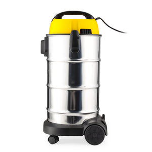 Geepas GVC19020 30L Wet & Dry Vacuum Cleaner | 2200W | 3-in-1 Wet, Dry & Blow Function | Metal Telescopic Tube | Powerful Air Blowing | Durable Stainless-Steel Body