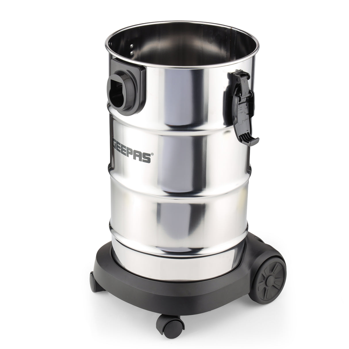 Geepas GVC19020 30L Wet & Dry Vacuum Cleaner | 2200W | 3-in-1 Wet, Dry & Blow Function | Metal Telescopic Tube | Powerful Air Blowing | Durable Stainless-Steel Body