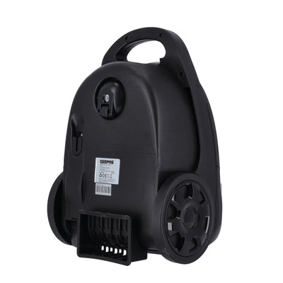 Geepas GVC19023 Vacuum Cleaner | 2600W Powerful Motor | 3L Dust Bag | 5-Stage Filtration | Speed Control | Telescopic Tube & Low Noise Design | 2 Years Warranty