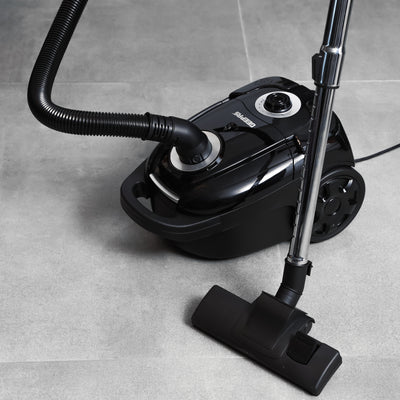 Geepas GVC19033 Vacuum Cleaner | 2200W Powerful Motor | 3L Dust Bag | 5-Stage Filtration | Speed Control | Low Noise Design | Automatic Cord Rewinder| 2 Years Warranty