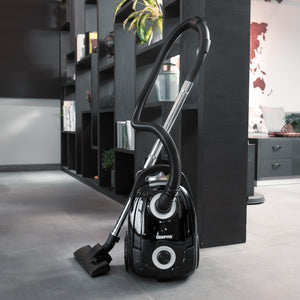Geepas GVC19033 Vacuum Cleaner | 2200W Powerful Motor | 3L Dust Bag | 5-Stage Filtration | Speed Control | Low Noise Design | Automatic Cord Rewinder| 2 Years Warranty