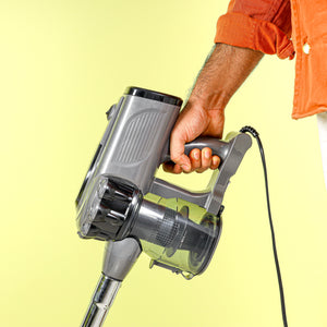 Geepas GVC19036 Stick & Handheld Vacuum Cleaner | 800W Power| 0.5L Capacity| HEPA Filter| Low Noise Design| Metal Telescopic Tube|  Multiple Nozzles| 2 Years Warranty