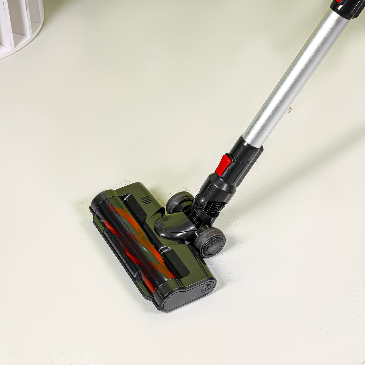 Geepas GVC19037 Stick & Handheld Vacuum Cleaner | 800W Power| 0.5L Capacity| HEPA Filter| Motorized Turbo Brush with LED Light | 2 PCS Aluminum Tube | 2 Years Warranty