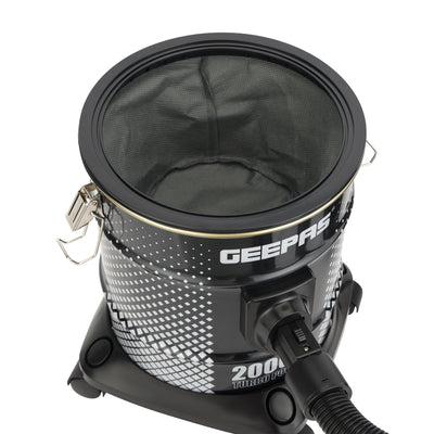 Geepas GVC19045 Drum Vacuum Cleaner | 2000W | 18L Dustbag Capacity | Dry & Blow Function | Anti-Rust Metal Body | Powerful Suction for Deep Home Cleaning Performance