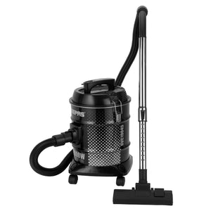 Geepas GVC19045 Drum Vacuum Cleaner | 2000W | 18L Dustbag Capacity | Dry & Blow Function | Anti-Rust Metal Body | Powerful Suction for Deep Home Cleaning Performance