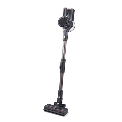 Geepas GVC19046UK Cordless 2-in-1 Stick Vacuum Cleaner with 29.6V Lithium-Ion Battery | 33kPa Suction Power | Flexible Bend Tube | LED Touch Panel | 55-Min Runtime